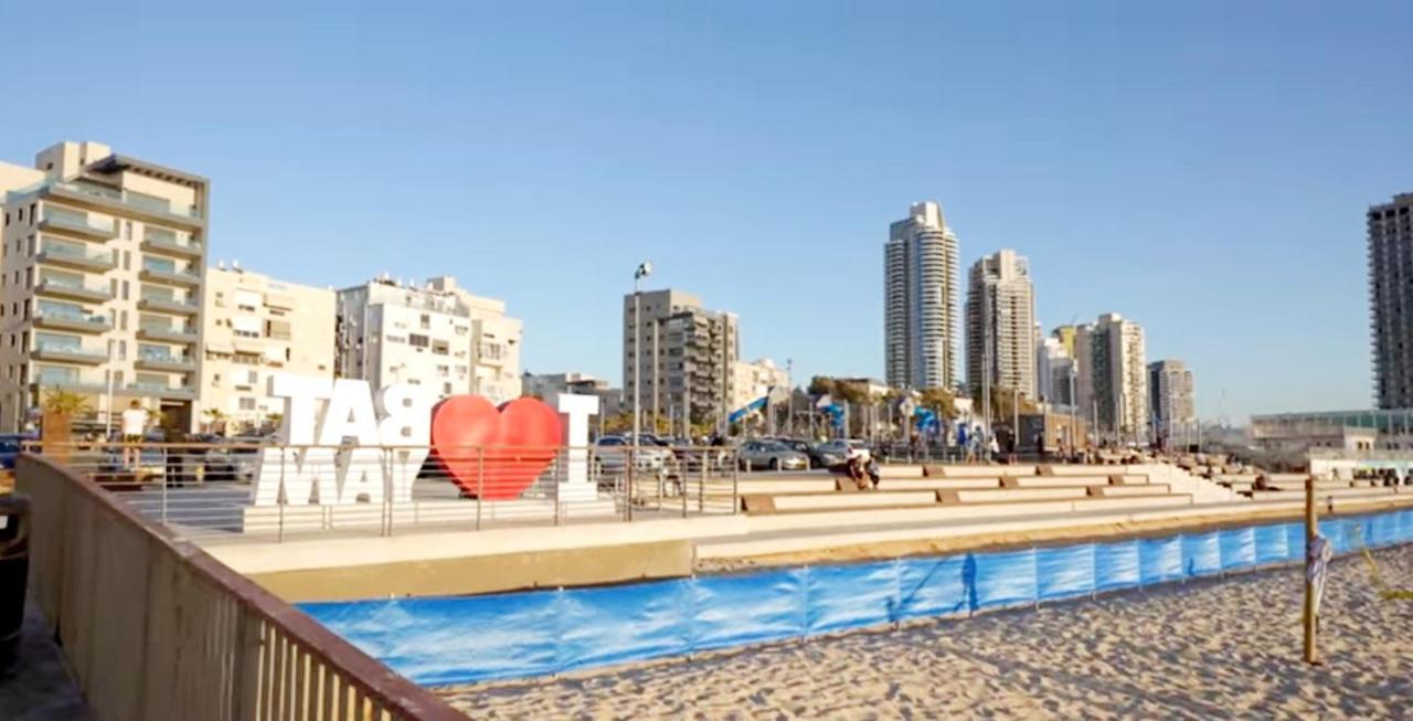 Beachfront Studio Apartment Bat Yam 412 Ngoại thất bức ảnh
